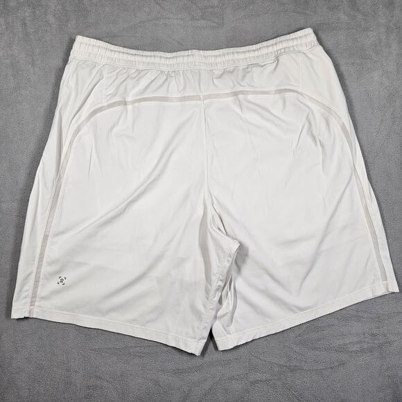 Lululemon Shorts Men’s Size XXL Pace Breaker Out Of Mind Liner White Athletic - Picture 7 of 14